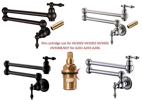 Havin Topffüller-Ersatz-Keramikkartusche für Stil B HV1002, HV1003 und HV1005, Wasserhahnventil, neues Design für den O-Ring