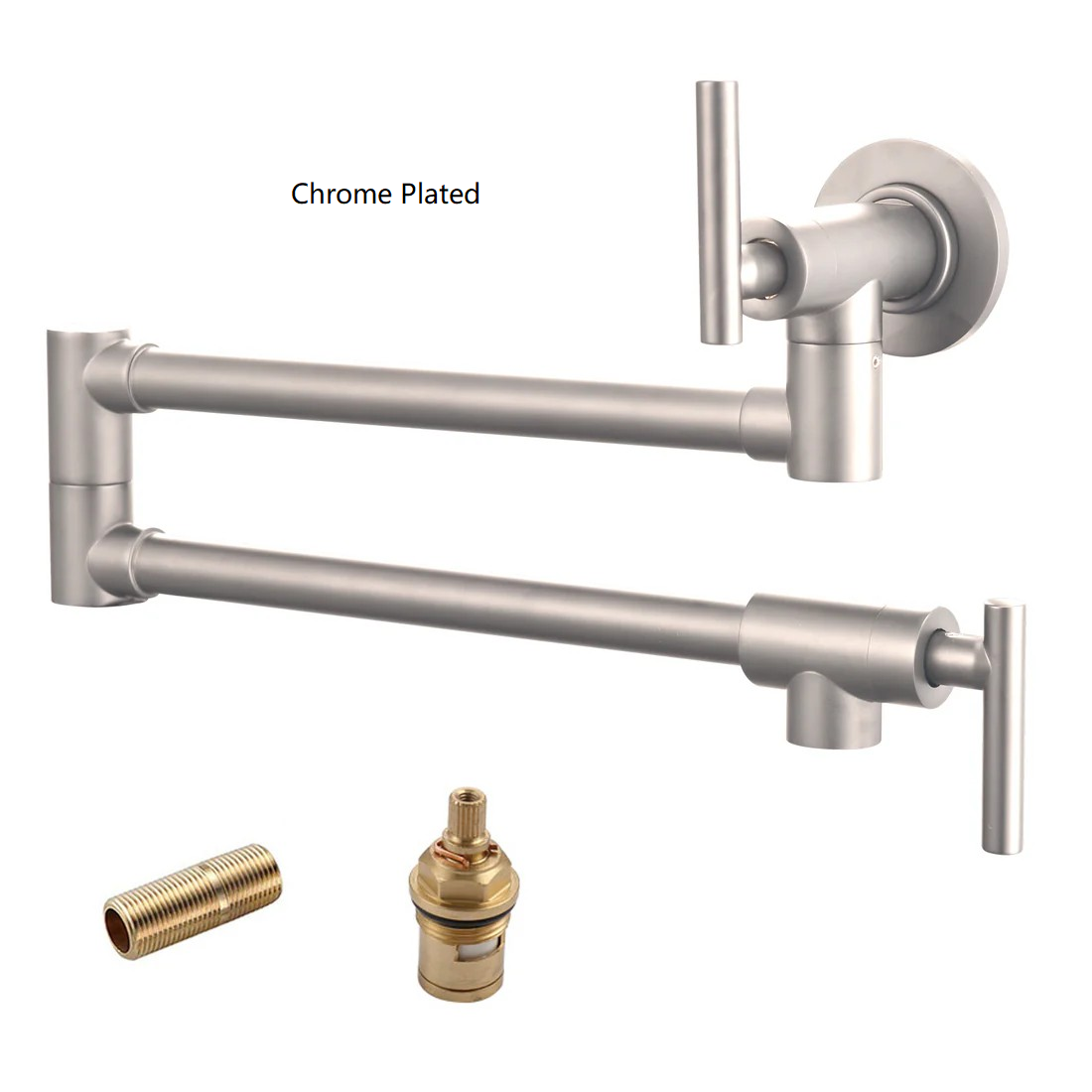 Model: CM02-Customized -Havin A202 Pot filler faucet wall mount, (Style A Chrome)